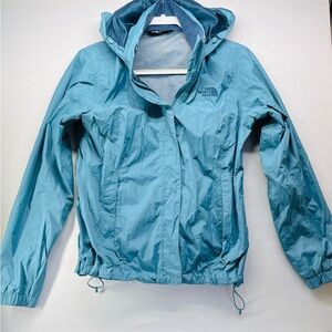 The North‎ Face Light Blue Mesh Dry vent rain Jacket